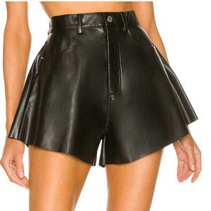 WeWoreWhat Flare Bell Short Vegan Leather